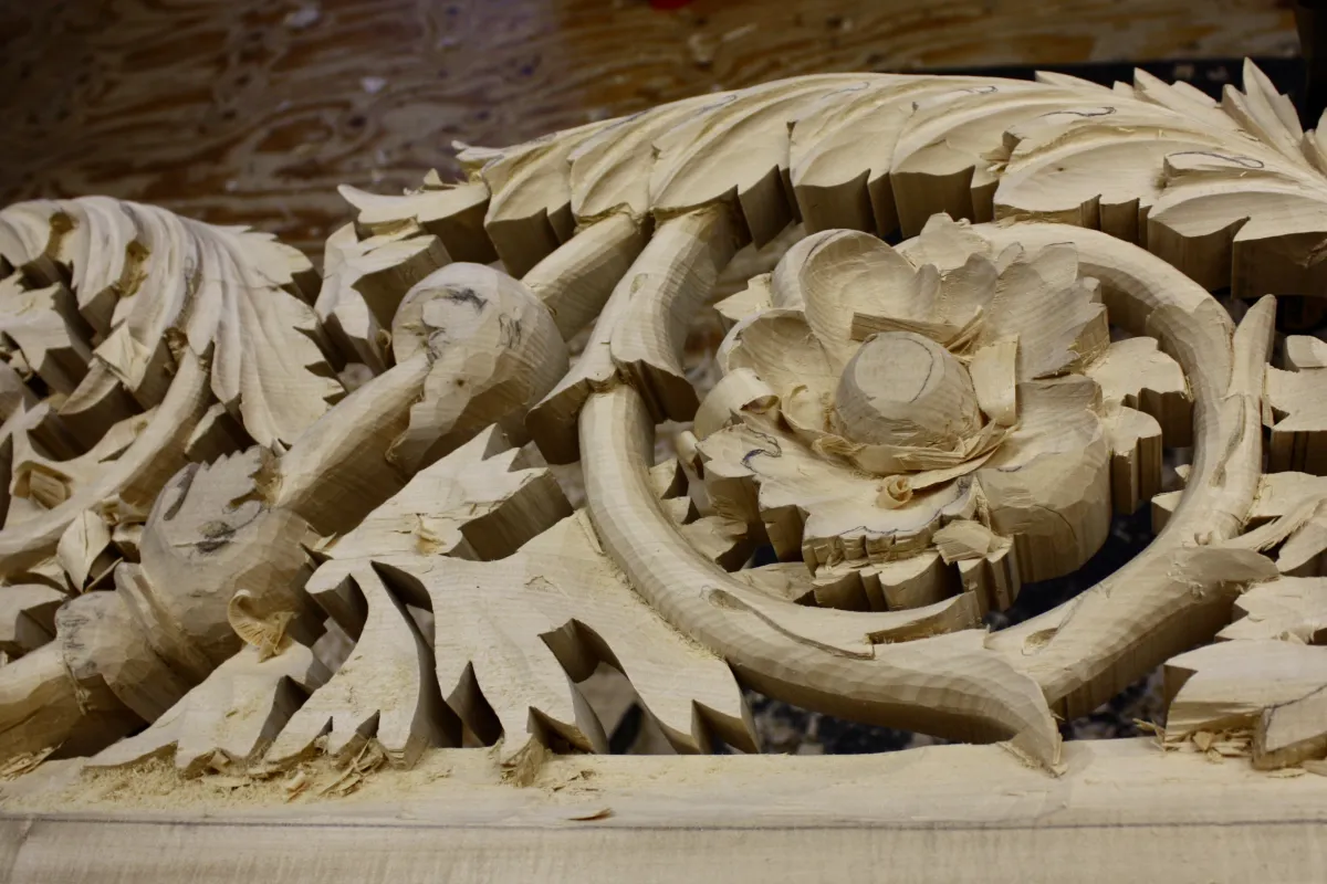 Barok ornament detail