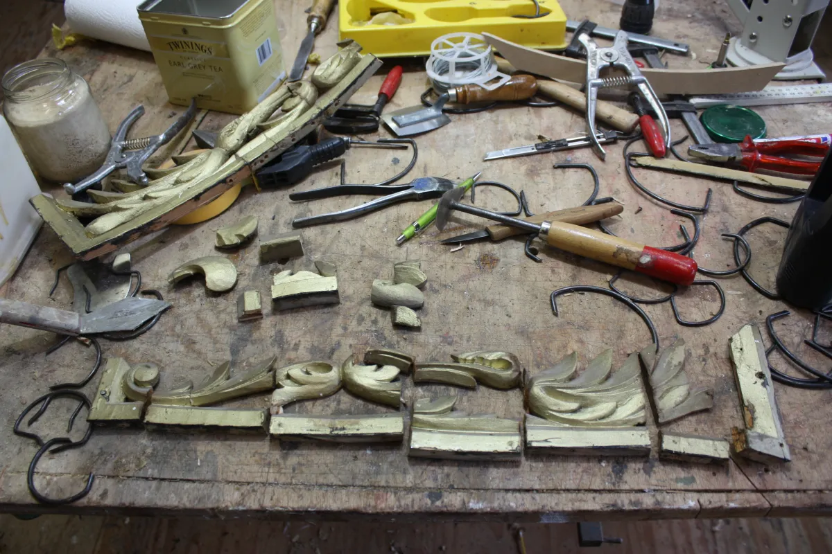 Restauratie onderdelen gereedschap