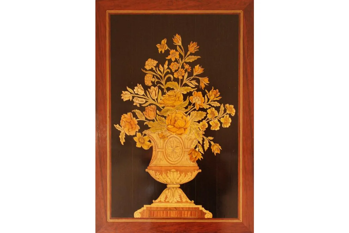 Marqueterie vaas